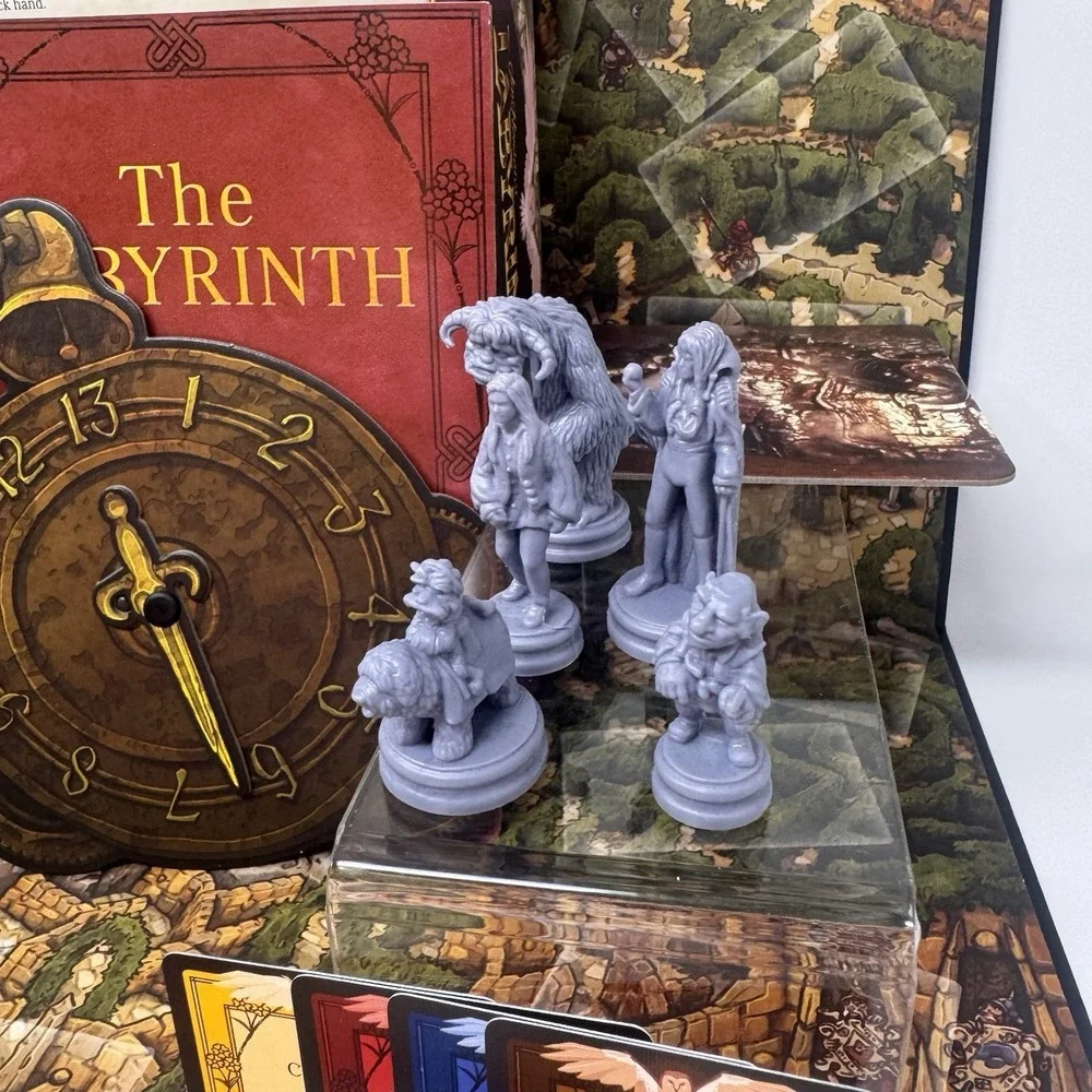 Jim Henson Labyrinth Board Game Fantasy Strategy Adventure Classic Complete Set - Picture 5 of 15
